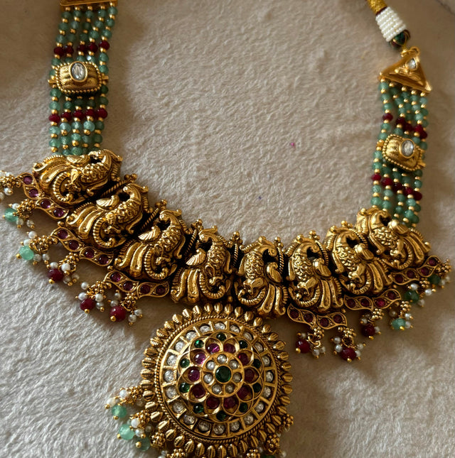 Temple jewellery set