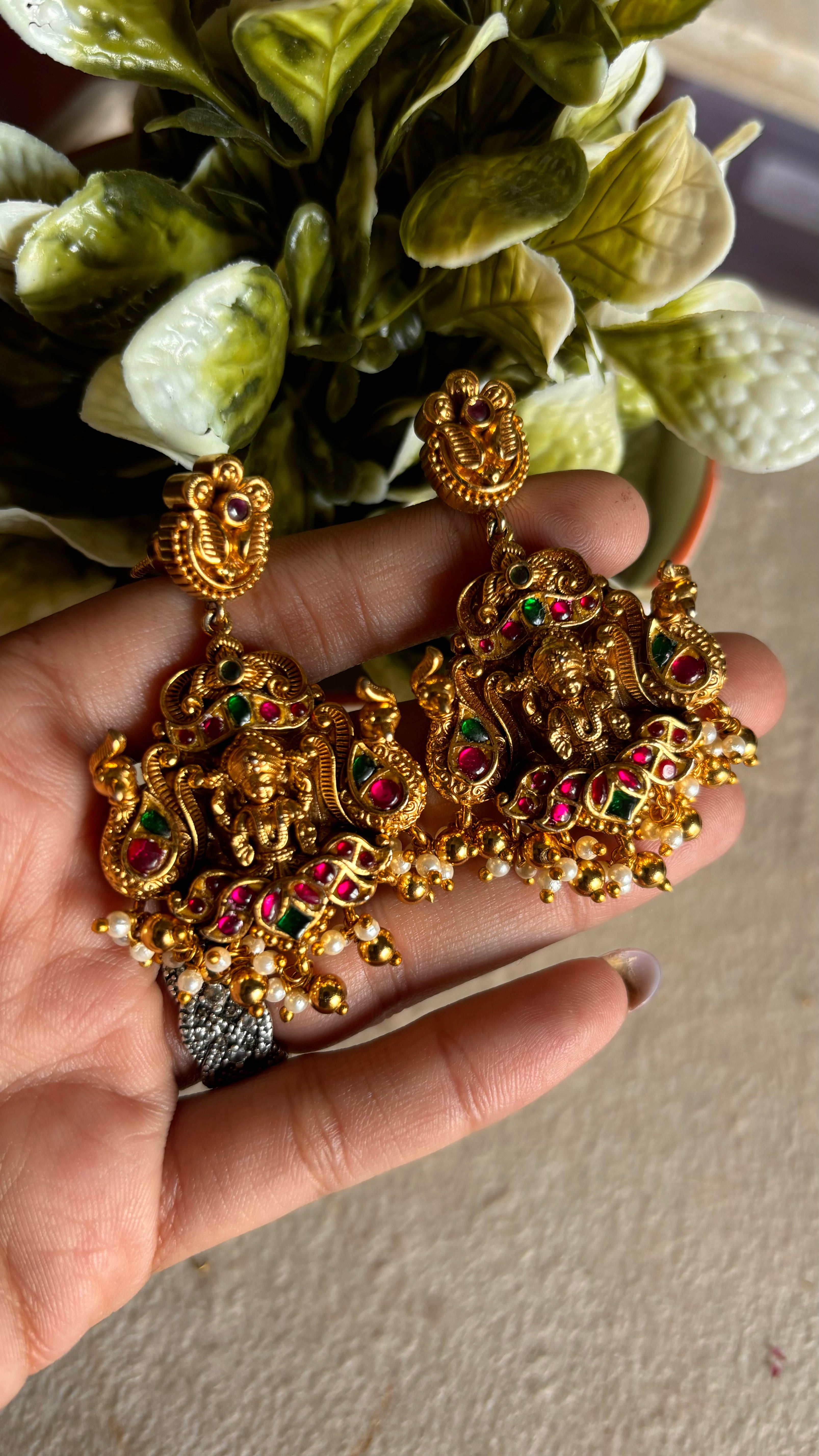 Temple jewellery set