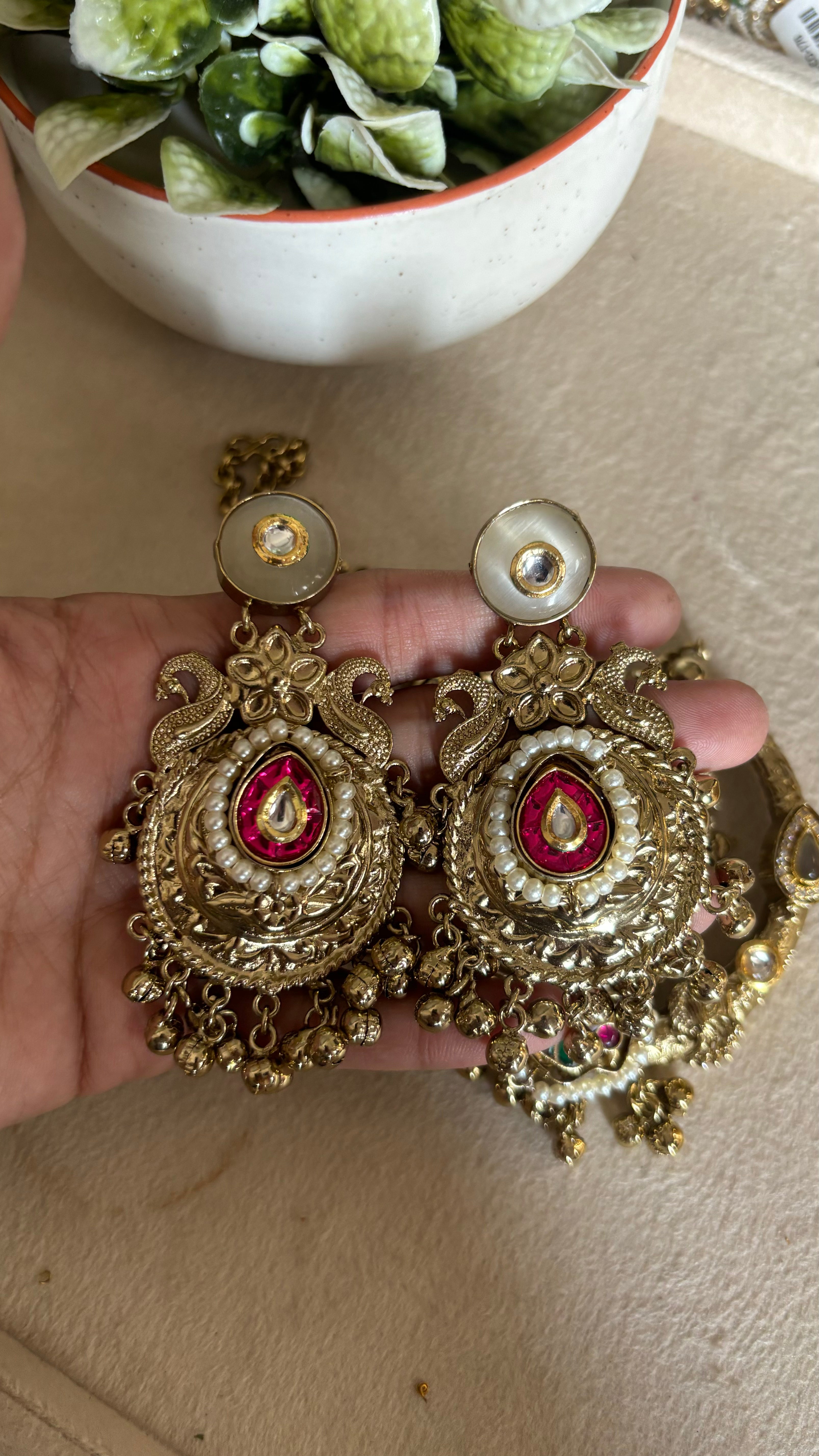 Paachi chain pendant set rajwada set