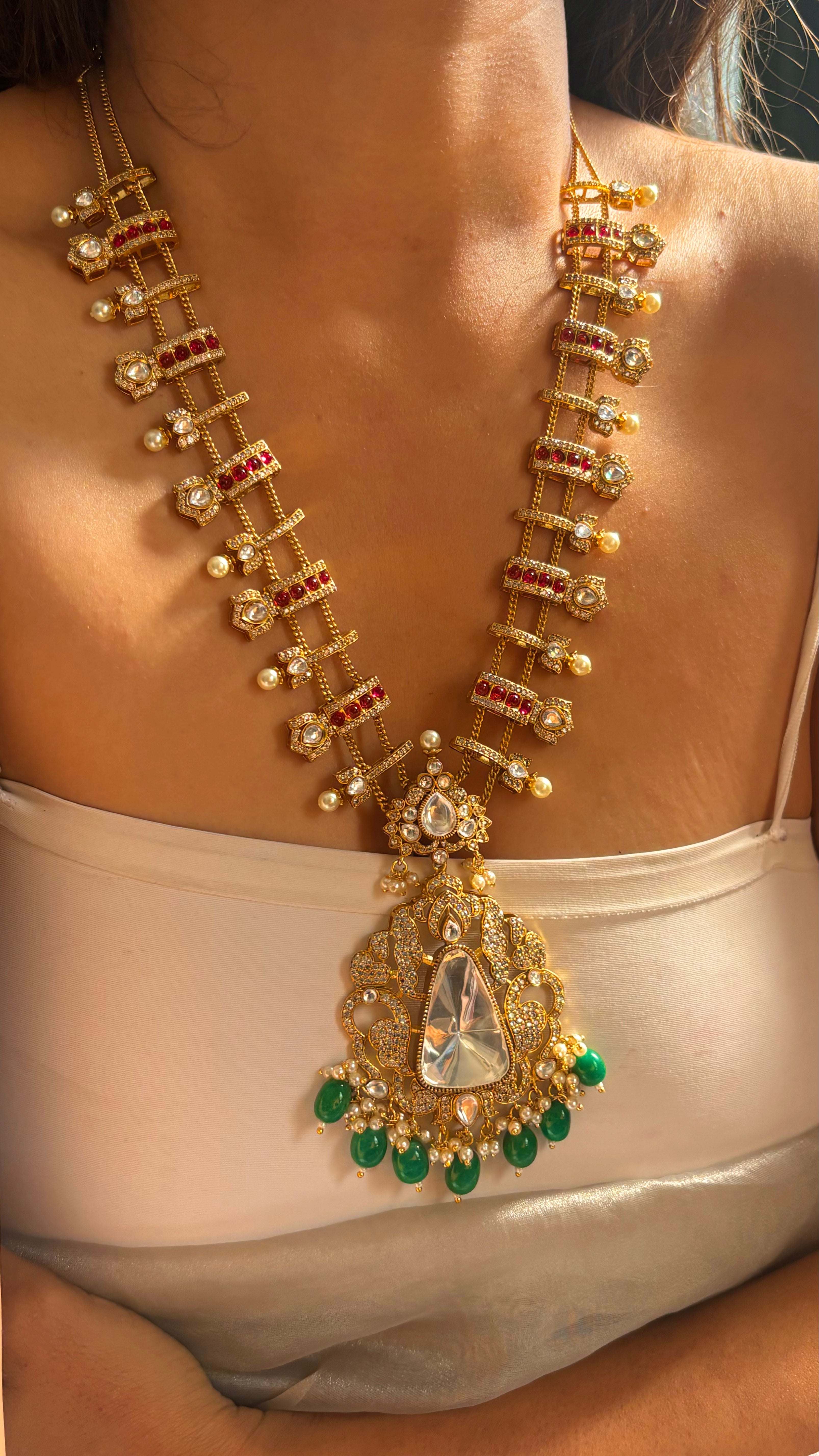 Heritage Gold polki rani haar