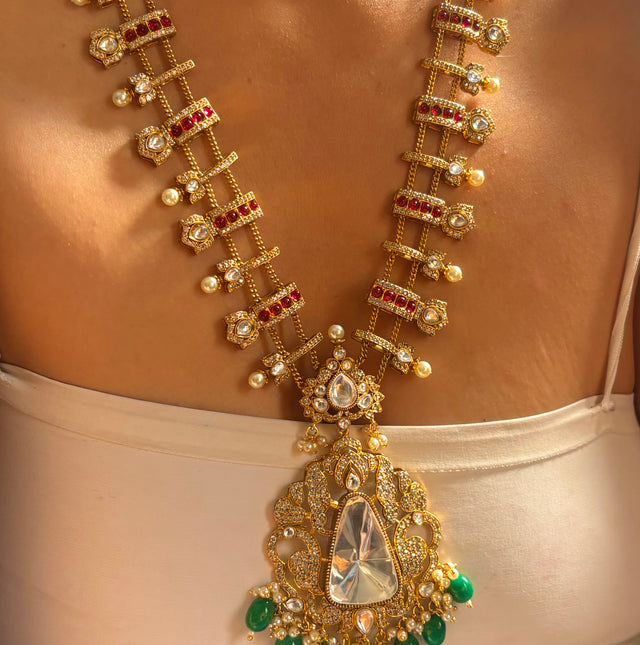 Heritage Gold polki rani haar