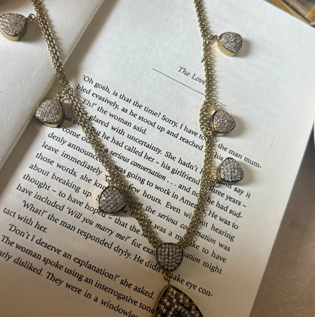 Victorian minimalist collar necklace