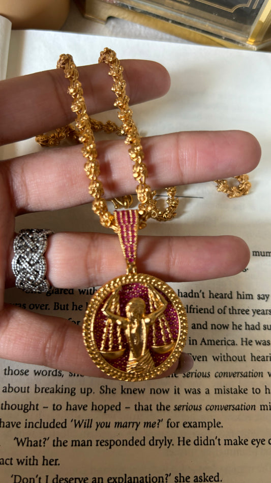 Libra pendant set