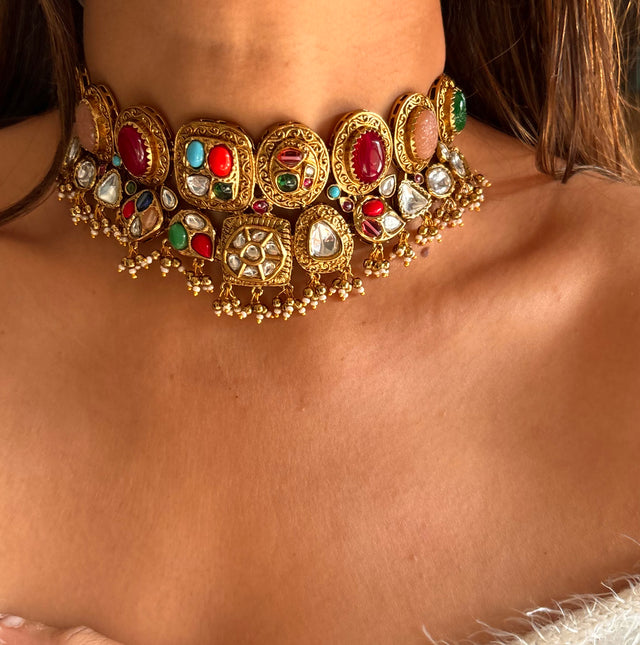 Navratna choker