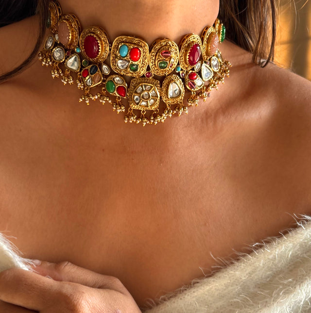 Navratna choker