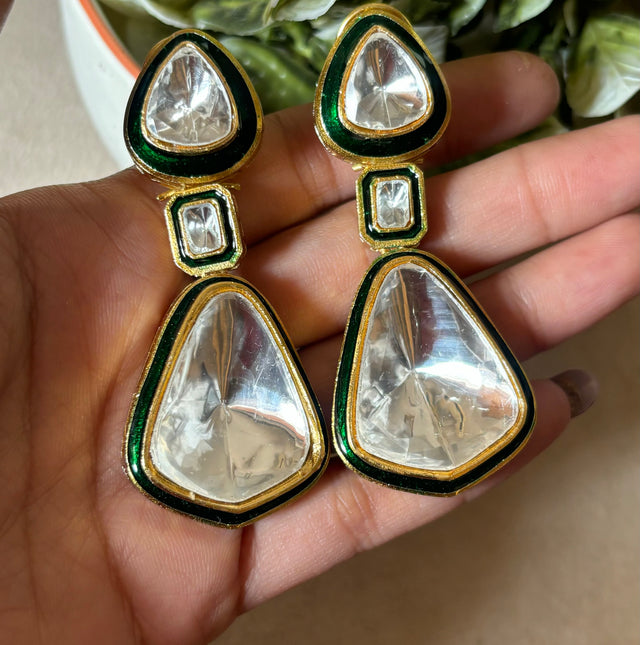 Emerald earrings