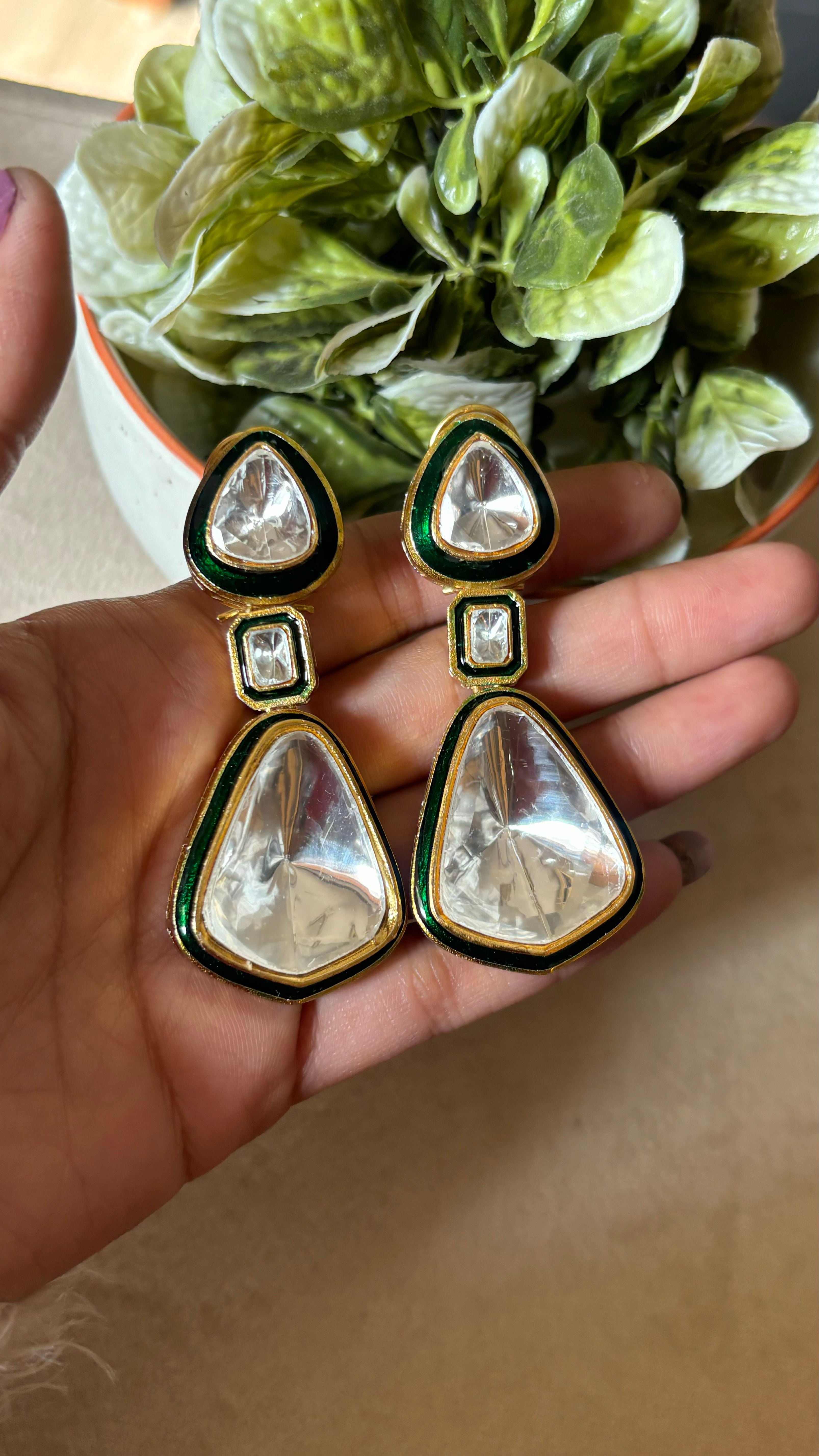 Emerald earrings