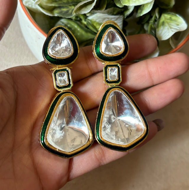 Emerald earrings