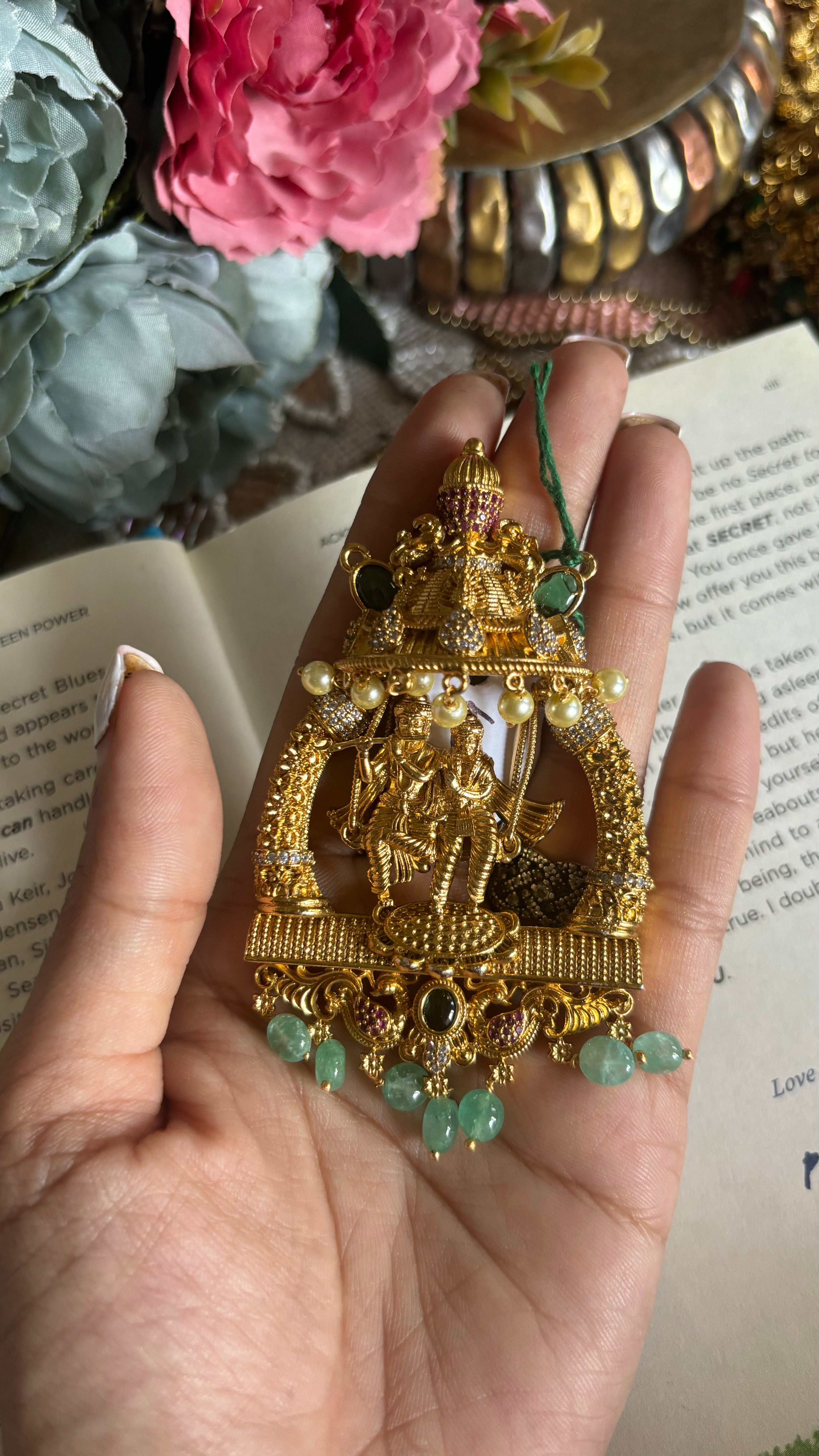 Radha Krishna pendant