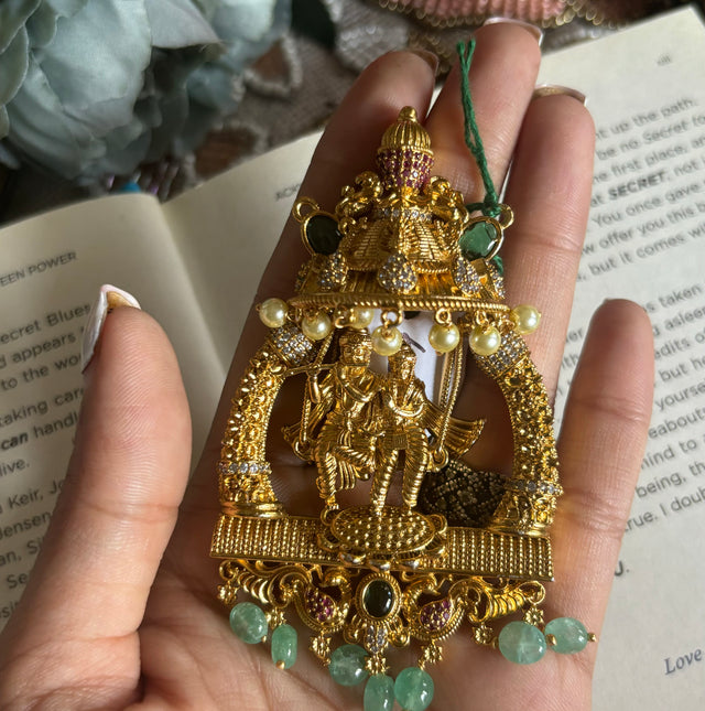 Radha Krishna pendant