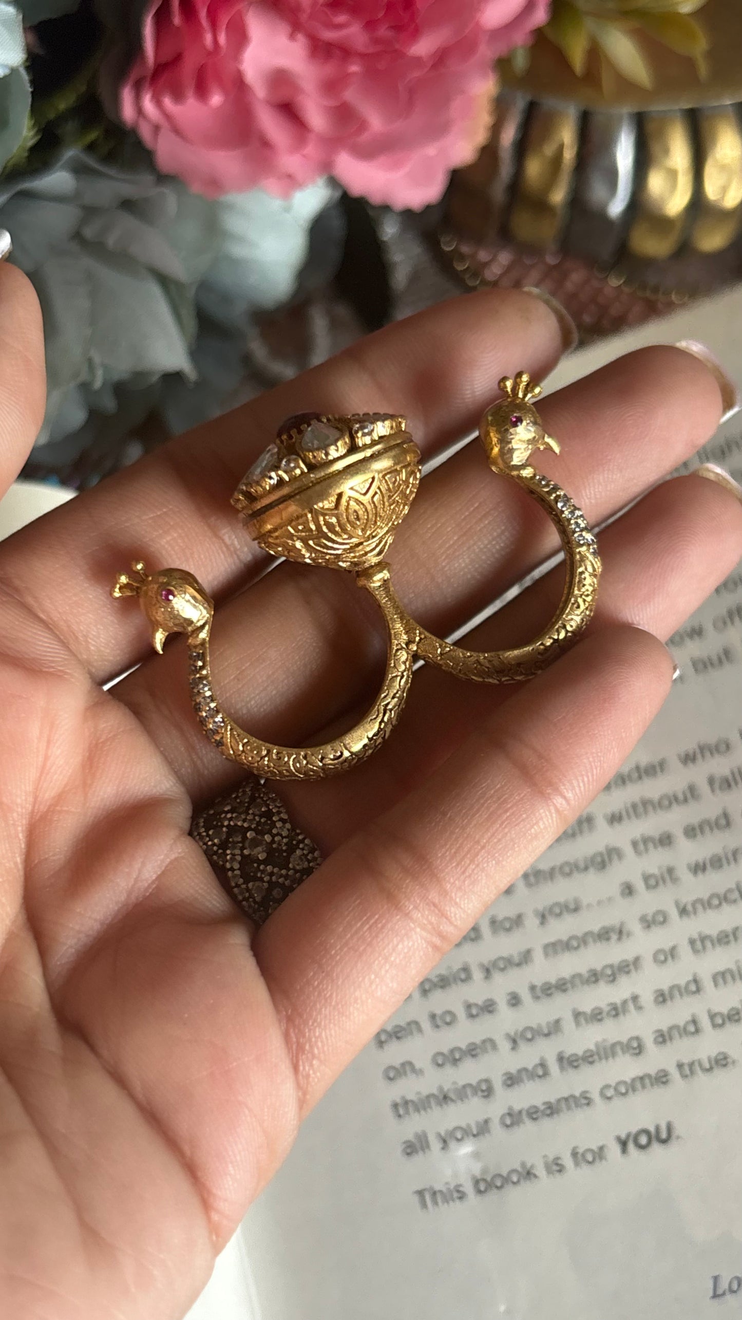 Peacock ring