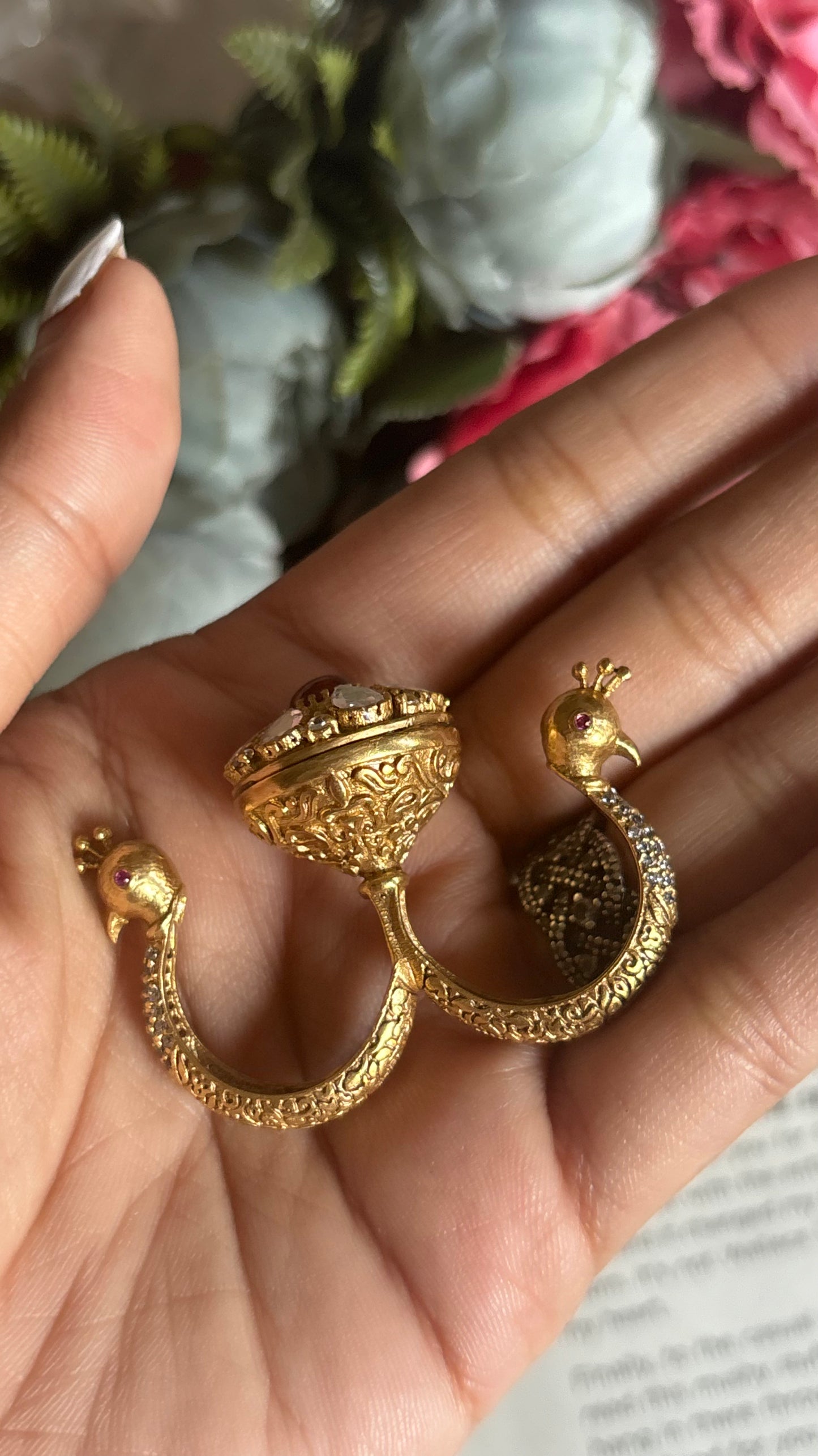 Peacock ring